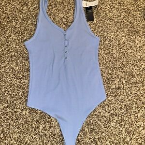Abercrombie & Fitch Light Blue Bodysuit